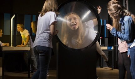 Group of pupils at the Science Center Spectrum Berlin Group of pupils at the Science Center Spectrum Berlin