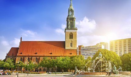 St. Marienkirche Berlin St. Marienkirche in Berlin Mitte. Near TV-Tower and Rotes Rathaus.