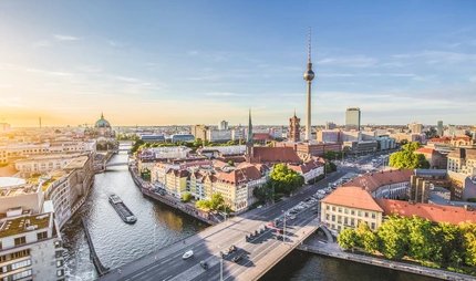 Panorama of Berlin Panorama of Berlin with view of TV tower