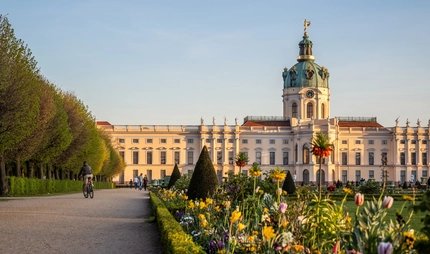 Spring at Charlottenburg Palace  The park of Charlottenburg Palace in Berlin in springtime