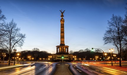 Siegessäule - evening light Siegessäule - evening light