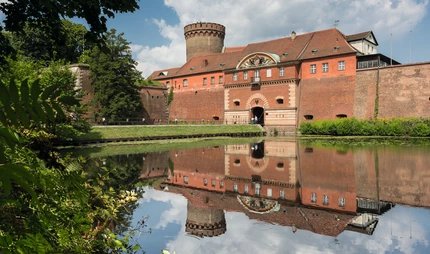 Medieval citadel in Berlin Spandau with moat Medieval citadel in Berlin Spandau with moat