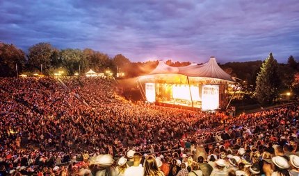 Open-air stage Parkbühne Wuhlheide Open-air concert in the Parkbühne Wuhlheide Berlin