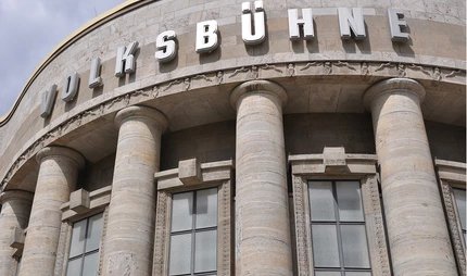 Theater Volksbühne Exterior view of the Volksbühne Berlin