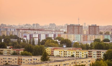 Ahrensfelder Berge in Marzahn-Hellersdorf Skyline der Ahrensfelder Berge in Berlin Marzahn